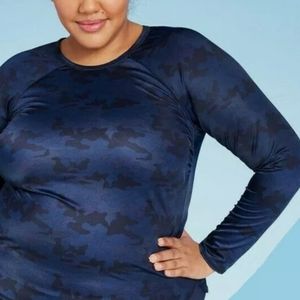 All in Motion long sleeve swim top 14W